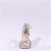 Una Healy Outlaw Glitter Strap High Heel - Chrome